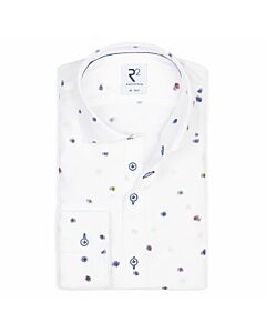 Shirt R2 longsleeve met bloemen print