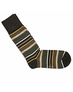 Sokken yellow & green stripes 200-15