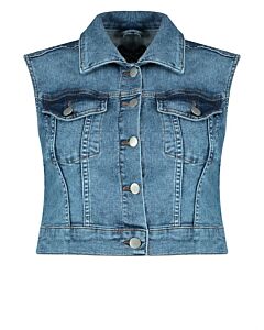 Denim Gilet 825 / medium blue de 22207-825
