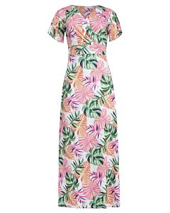 Jurk maxi dress tropical print 23108-000-998