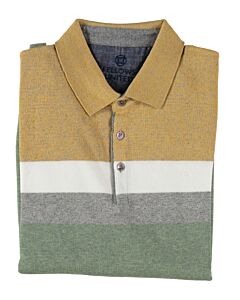 sweater block stipe Mid green 31.1106-175