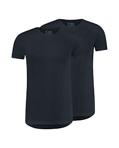 T-shirt RJ 2-pack Maastricht o-neck stretch blauw