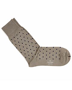 Sokken taupe stip 500-45