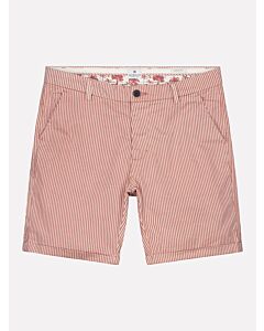 Chino Shorts Fine Marine Stripe Lt. Old Pink