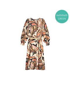 Dress painted flower 5s1414-11773-120