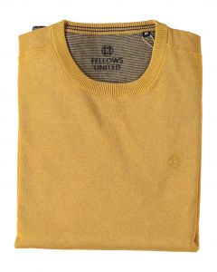 Pullover crew Iconic Basics Mustard 99.1100-151