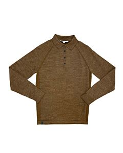 Long sleeve polo cotton heather CPS217854-8134