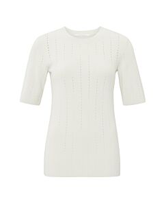 Pointelle sweater in close fit 1-000185-302-99691