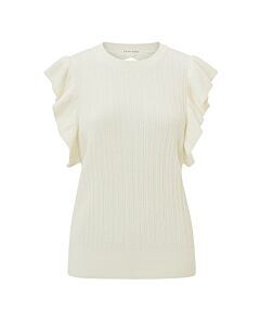 Sweater with ruffled sleeves 1-000207-304-99691