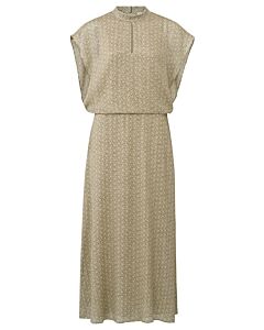 High neck dress with print 1-601075-305-511151