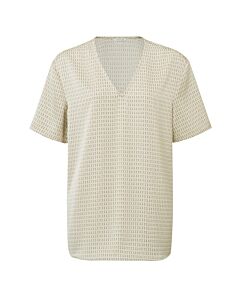 V-neck top MOCHA 1-701056-303-612111