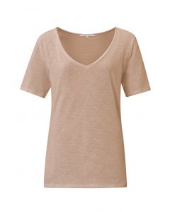 T-shirt with V-neck 1-719021-302-51315