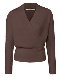 V-neck sweater with overlap 1000366-124-81307