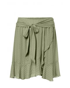 Printed mini skirt with wrap 1401177-214-660081
