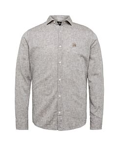 Shirt Linen ble Dark Brow VSI2303211-8031
