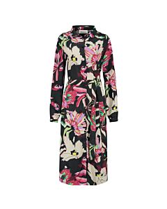 DRESS - Kae Flower Anthracite SP7125