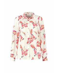 BLOUSE ­ Parrots Ecru SP7243
