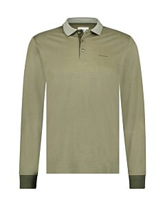 Polo STATE OF ART mercerized stripe green