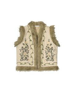 Gilet embroidered cotton 9s092-11729-722