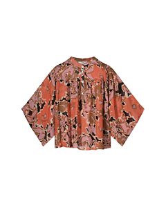Top wide sleeves flower 2s2919-11775-120