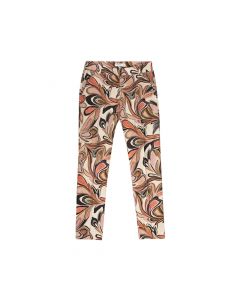 Trousers painted flower 4s2421-11774-120