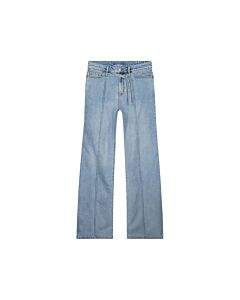 Wide leg jeans flowy twill 4s2376-5129-424