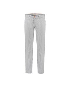 Broek North84 chino striped grey 8410-0124