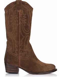 DULCE WESTERN Leather Suede dulce-western-brown