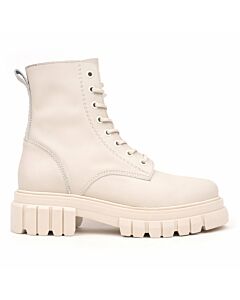 Loreta ankle boot ice leather off-white loreta-ice