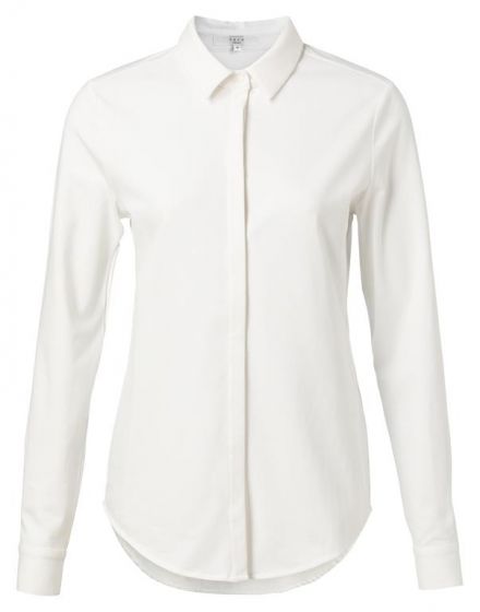 Jersey cotton blend shirt WHITE 1109150N-00000