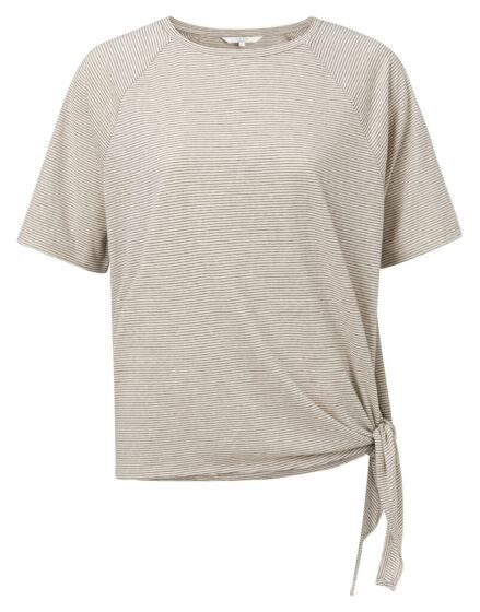 Striped T-shirt with knot 191969-213-904051
