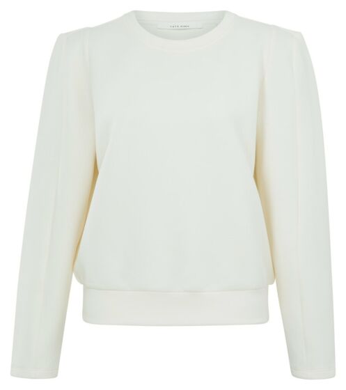 Sweatshirt with puffed sleeves 1-109010-208-10607