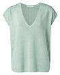 Vneck sweater with buttons BLUE 1000420-113-44502