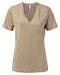 Faux suede T-shirt with panel 1919125-013-99202