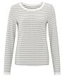 Striped top BLANC DE BLANC 1-709273-502-148001