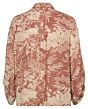 Printed sheer pocket blouse 1101277-213-715251