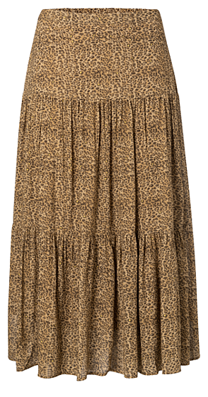 Layered A-line midi skirt 140198-020-908091