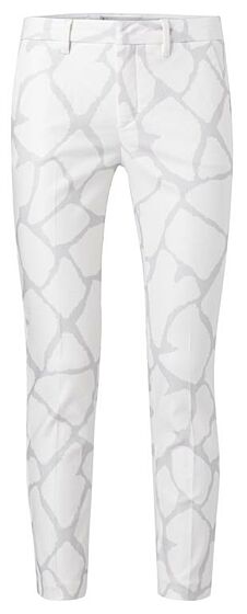 Slim fit trousers with print 1201186-014-148001