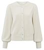 Furry cardigan ls CHALK WHITE 1-010047-408-99953