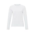 T-Shirt YAYA with long sleeves pure white