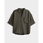 Blouse OPUS fiora olive leaf