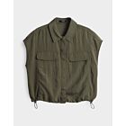 Blouse OPUS fropi olive leaf