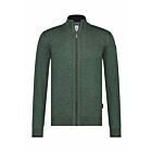 Vest STATE OF ART plain zip dark green