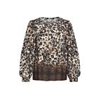 Blouse SMASHED LEMON brown black