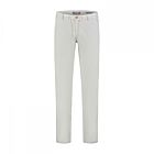 Broek NORTH84 travel chino light grey seersucker