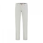 Broek NORTH84 travel chino light grey seersucker