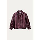 Blouse POM violet festive pink