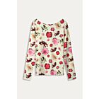 Top POM loa bouquet cream