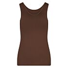 Top RJ BODYWEAR brede band espresso