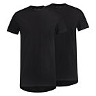 T-shirt RJ 2-pack Rotterdam thin o-neck zwart